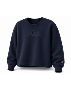 30A Logo W Reverse Fleece Midi Crew - 30A Gear - Ladies Fleece