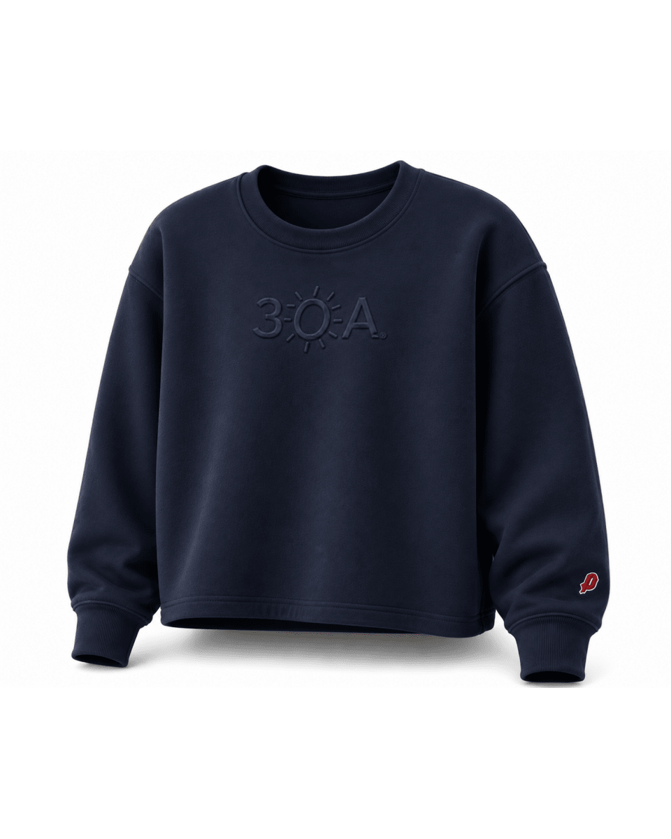 30A Logo W Reverse Fleece Midi Crew - 30A Gear - Ladies Fleece