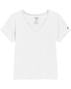 30A Logo W Short Sleeve V Neck - 30A Gear - Ladies Burnout