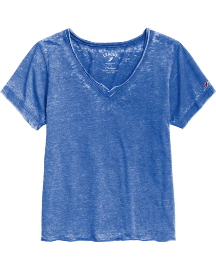 30A Logo W Short Sleeve V Neck - 30A Gear - Ladies Burnout
