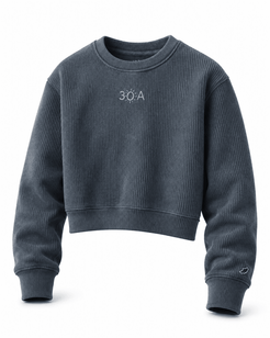 30A Logo W Timber Crop Crew - 30A Gear - women fleece