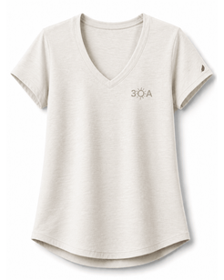 30A Logo W TriFlex Short Sleeve Voop Tee - 30A Gear - Ladies Voop