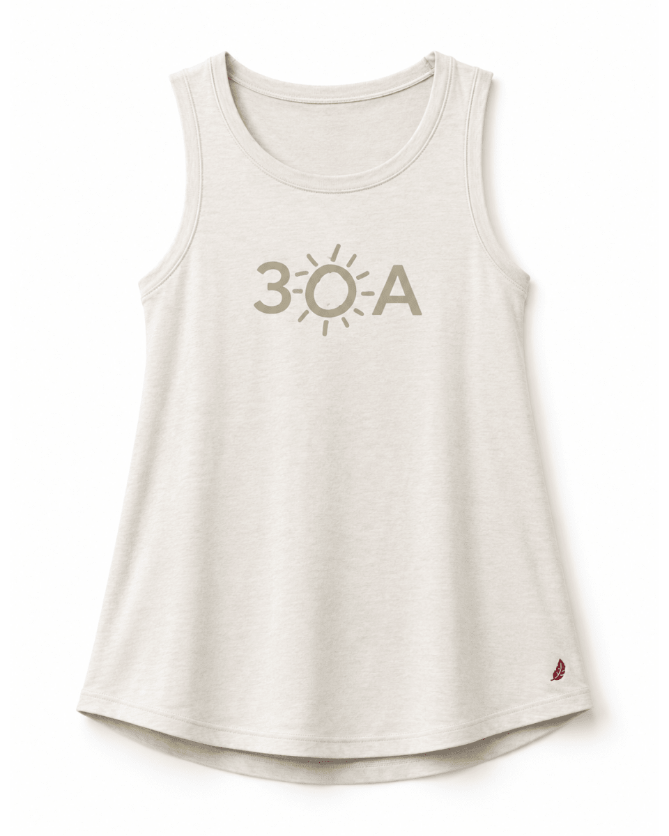 30A Logo W TriFlex Tank - 30A Gear - Tank Trapeze