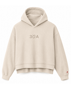 30A Logo W Waffle Hoodie - 30A Gear - Ladies Waffle Hoodie