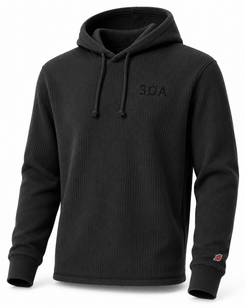 30A Logo Waffle Hoodie - 30A Gear - Mens Waffle