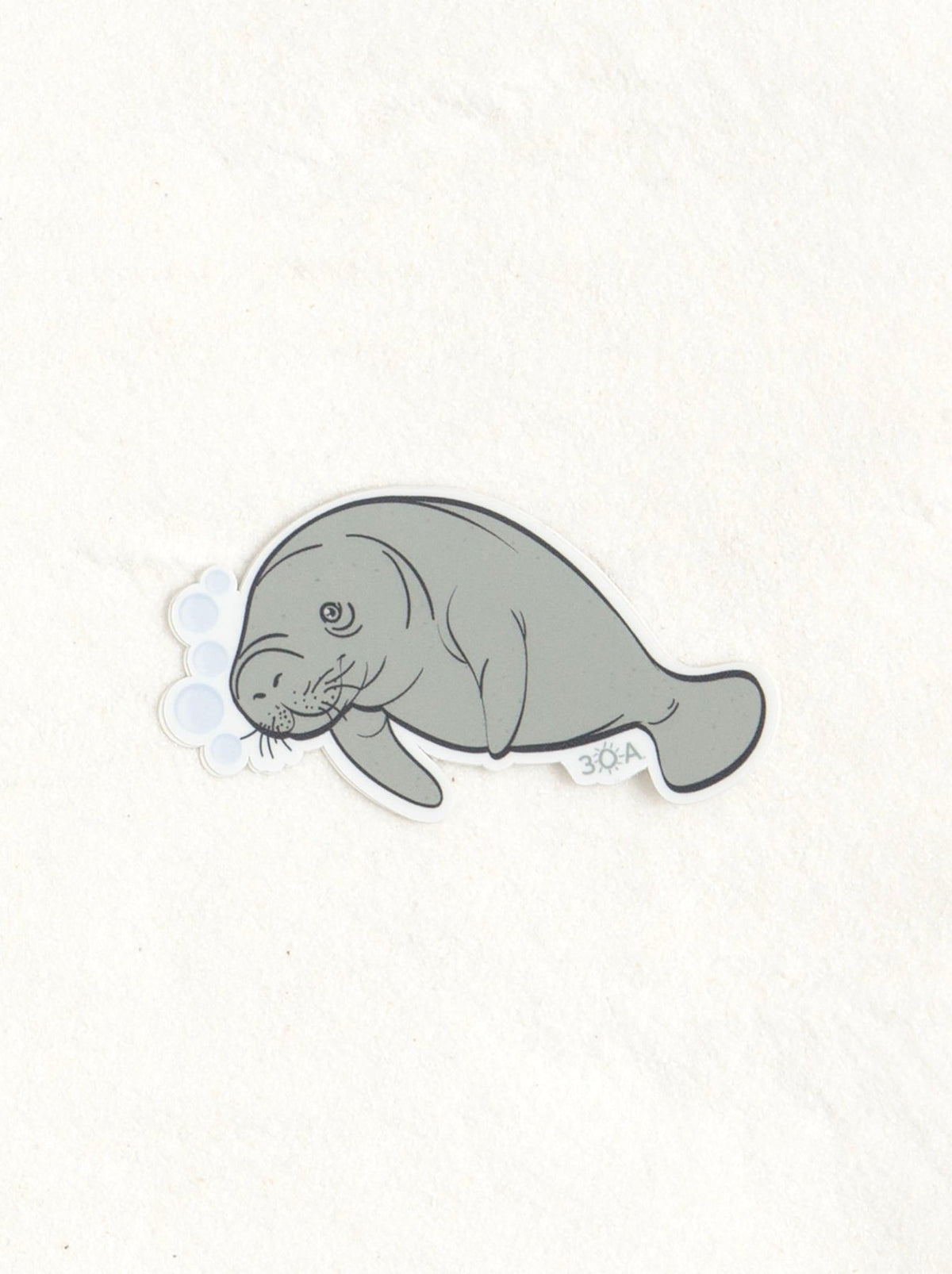 30A Manatee Sticker - 30A Gear - novelty sticker