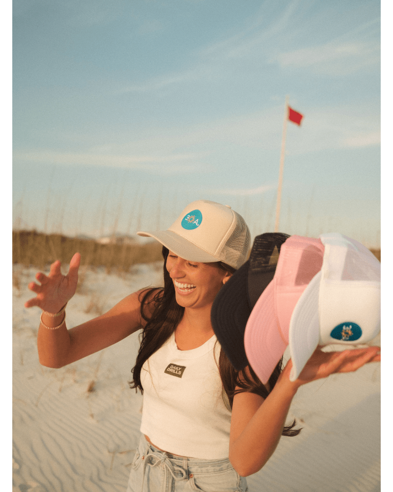 30A Official Logo Foam Trucker Hat - 30A Gear - caps adjustable