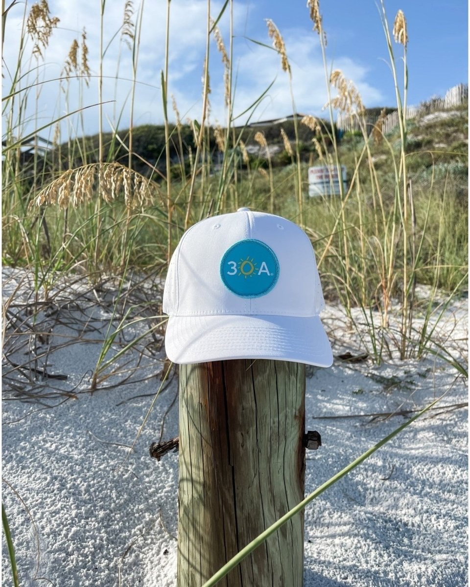 30A Official Logo Patch Performance Hat - 30A Gear - caps adjustable