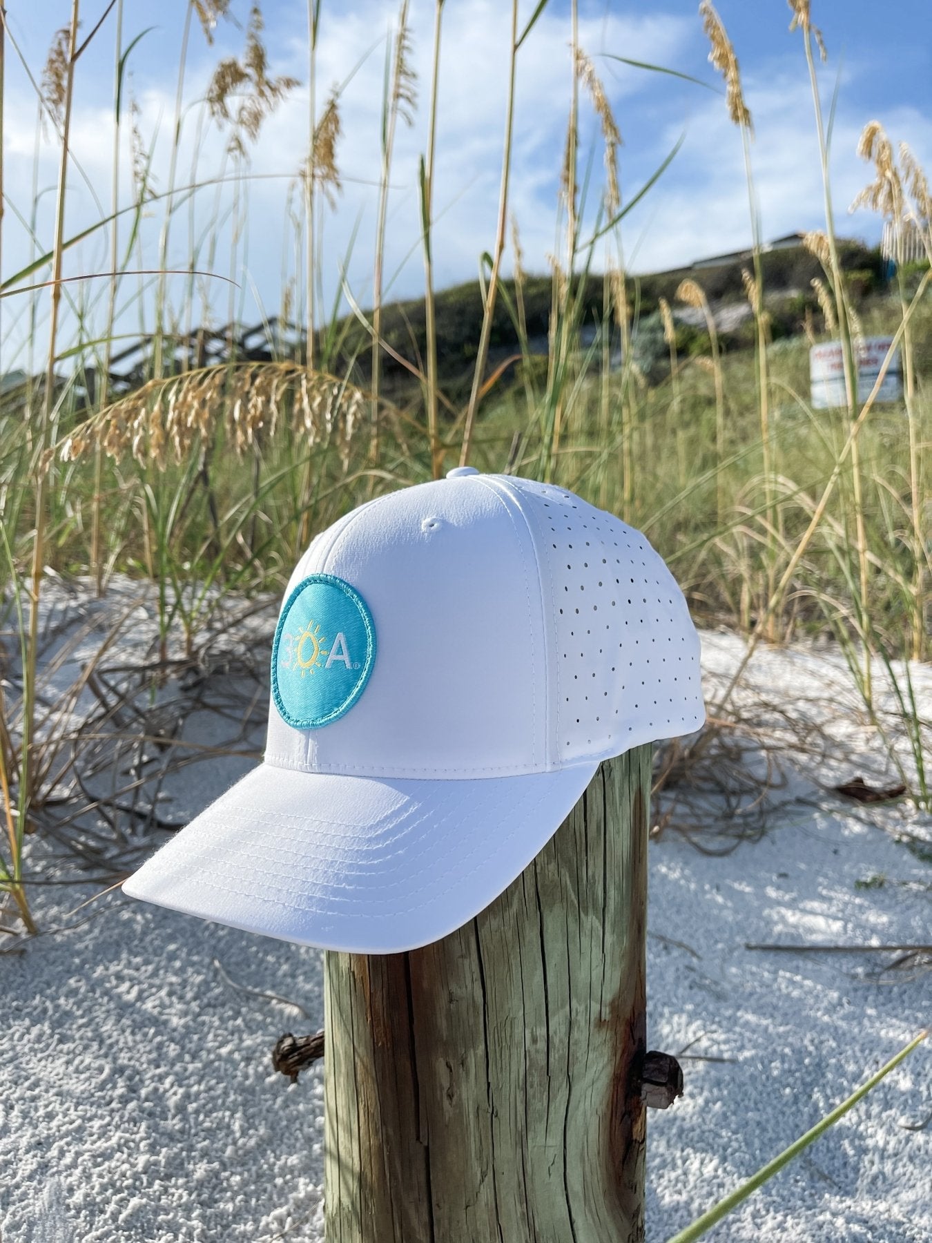 30A Official Logo Patch Performance Hat - 30A Gear - caps adjustable