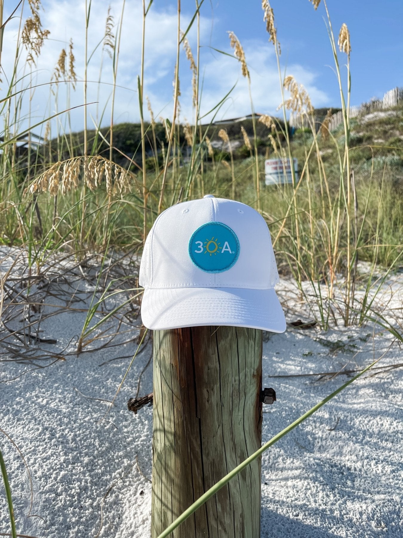 30A Official Logo Patch Performance Hat - 30A Gear - caps adjustable