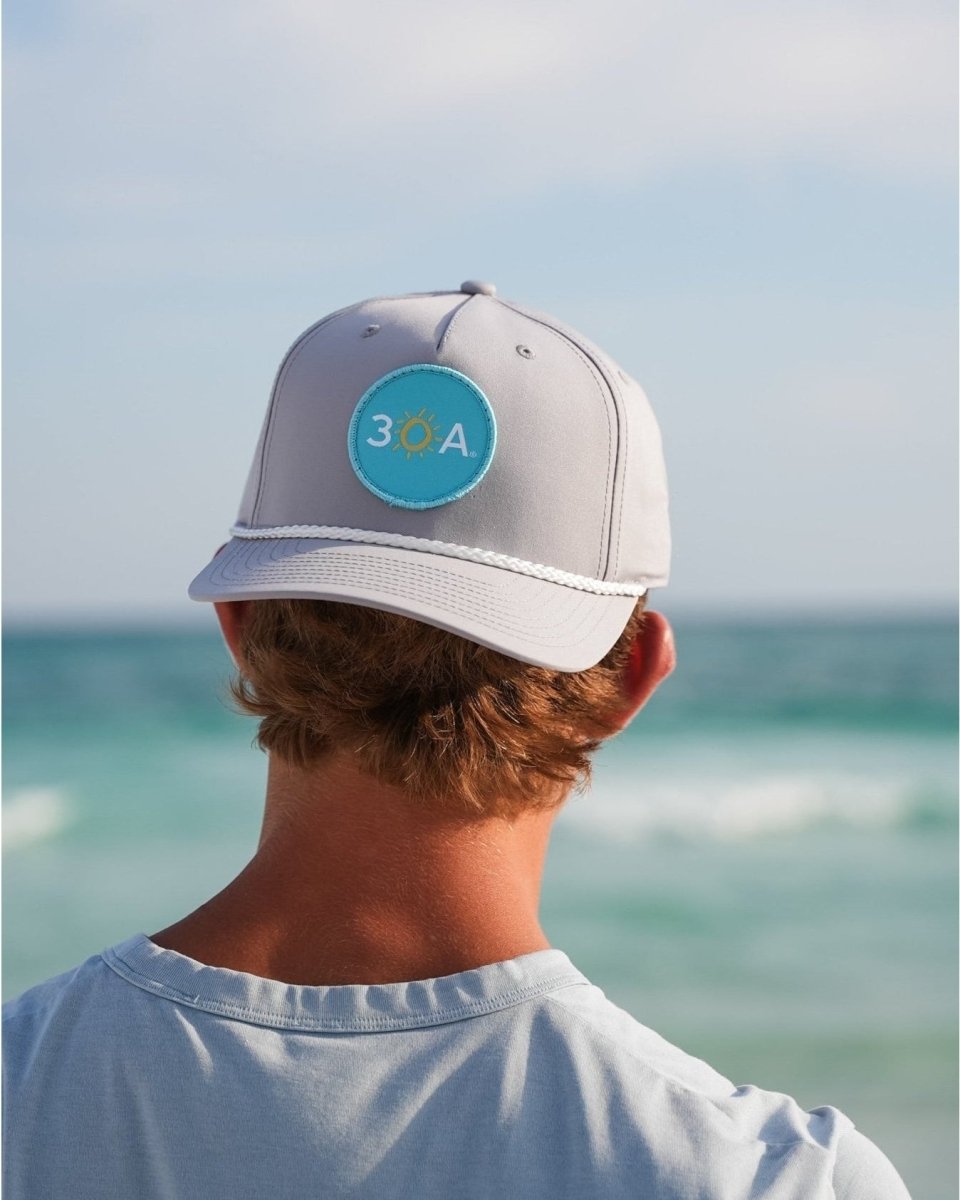 30A Official Logo Patch Rope Hat - 30A Gear - caps adjustable