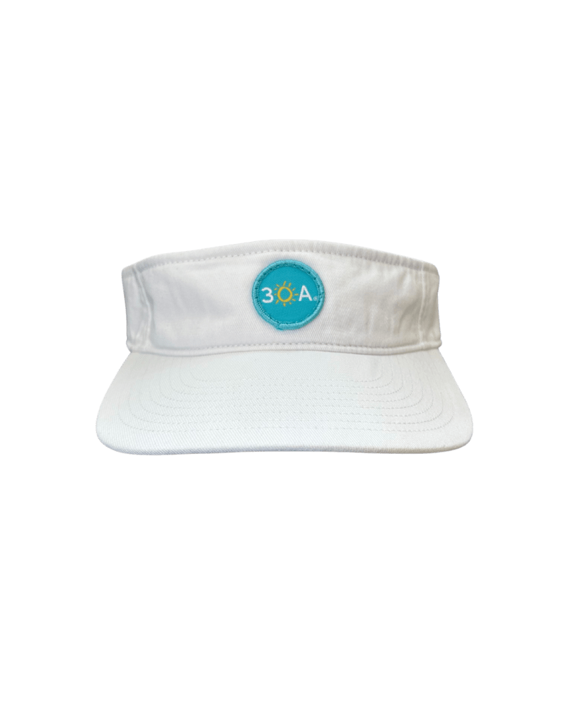 30A Official Logo Patch Visor Hat - 30A Gear - caps adjustable