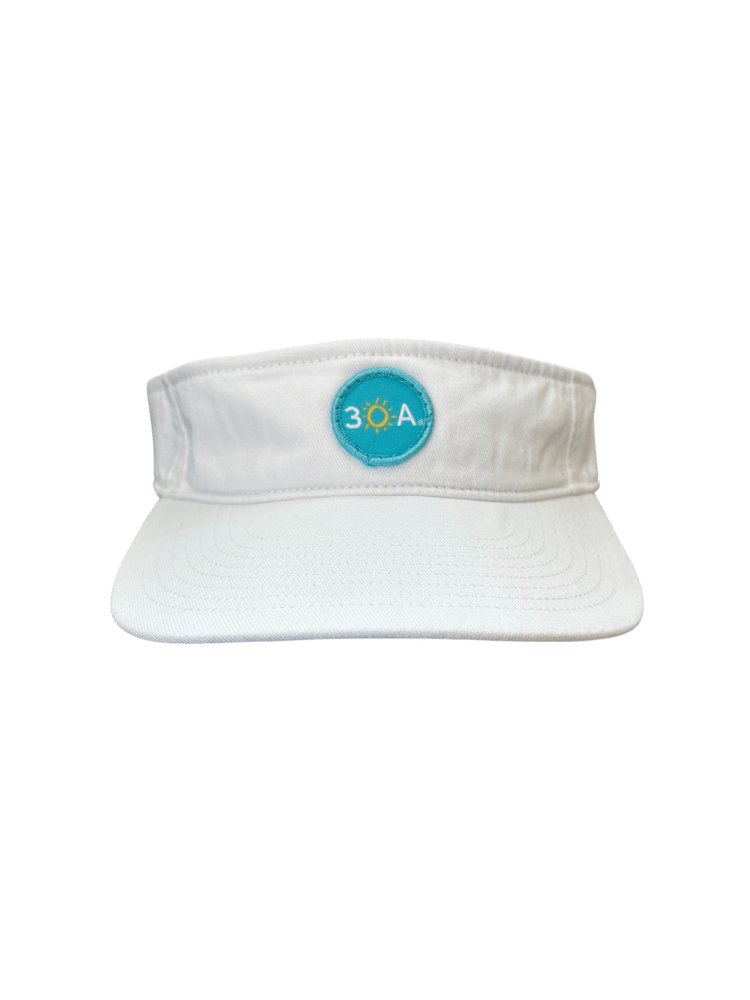 30A Official Logo Patch Visor Hat - 30A Gear - caps adjustable