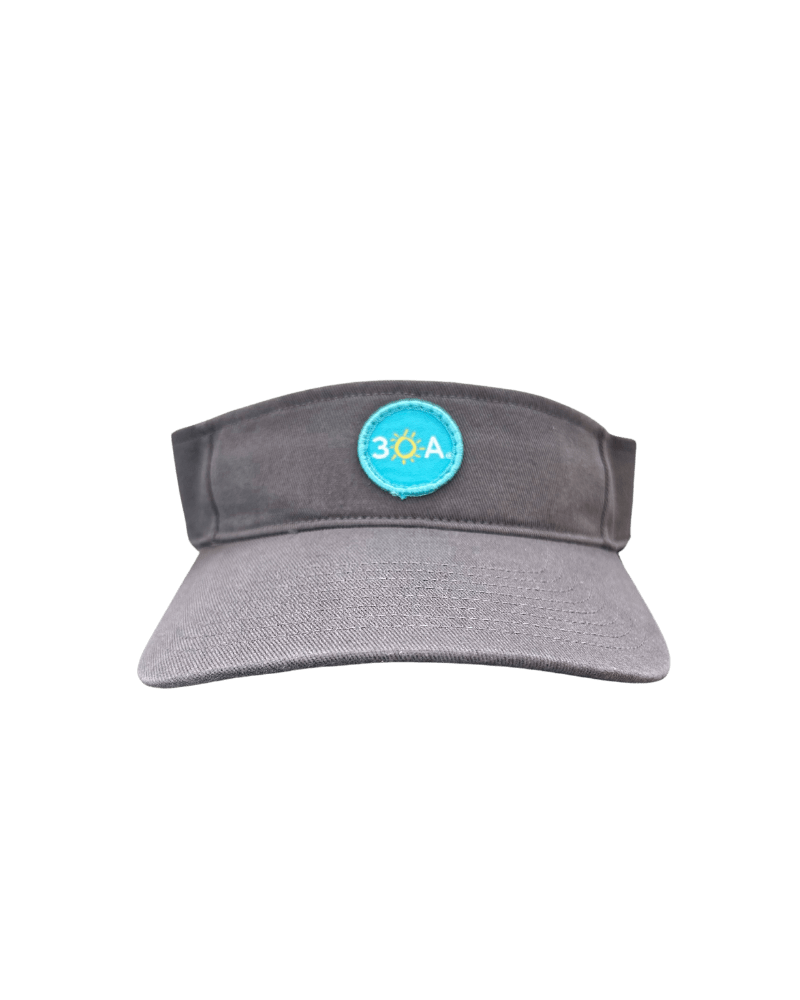 30A Official Logo Patch Visor Hat - 30A Gear - caps adjustable