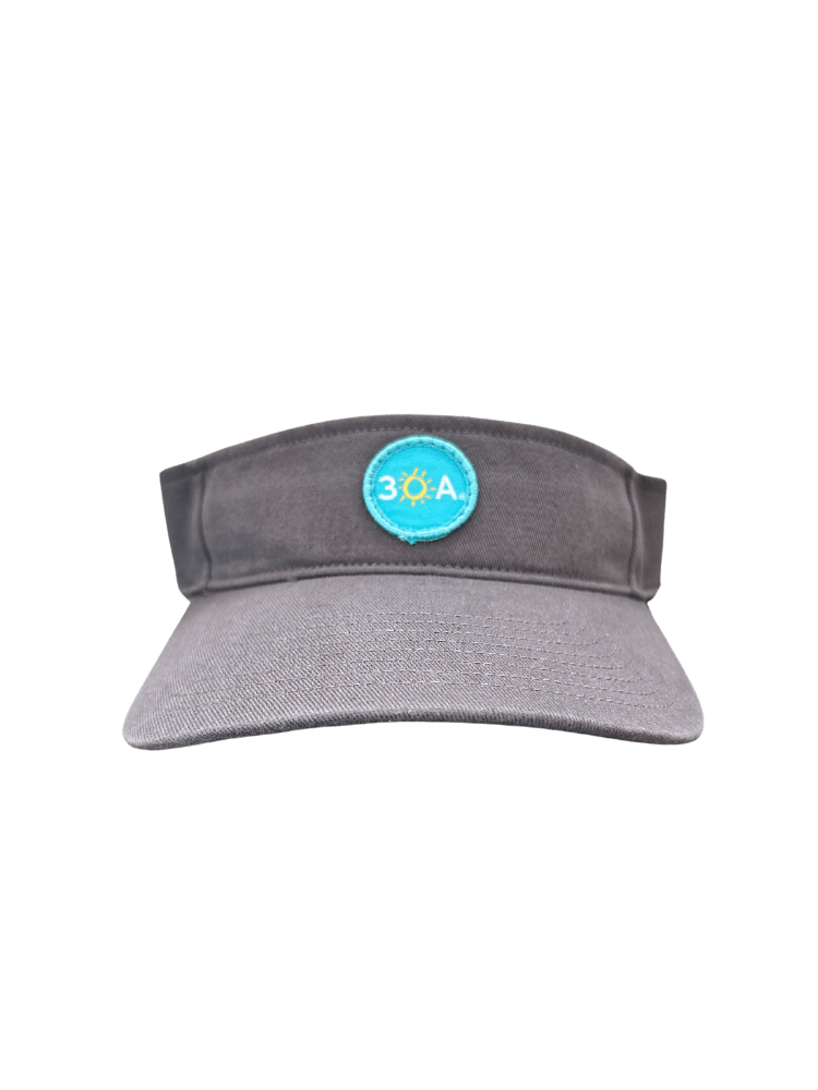 30A Official Logo Patch Visor Hat - 30A Gear - caps adjustable