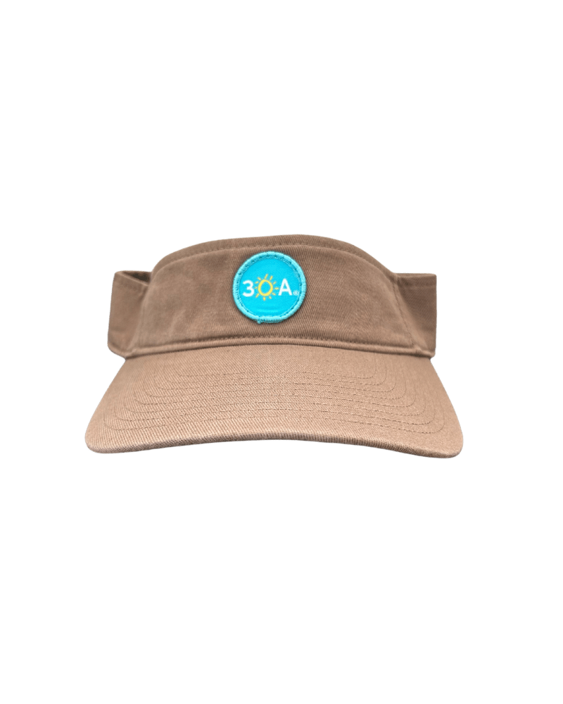 30A Official Logo Patch Visor Hat - 30A Gear - caps adjustable