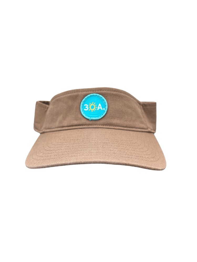 30A Official Logo Patch Visor Hat - 30A Gear - caps adjustable