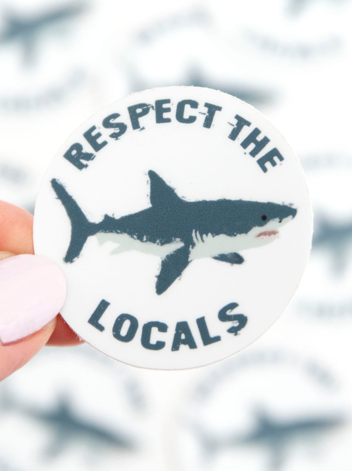 30A Respect The Locals Sticker - 30A Gear - novelty sticker