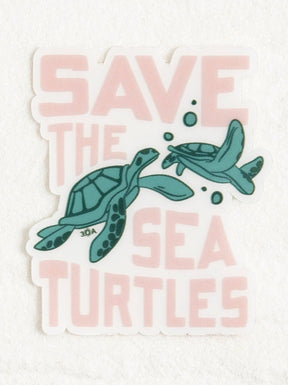 30A Save The Turtles Sticker - 30A Gear - novelty sticker