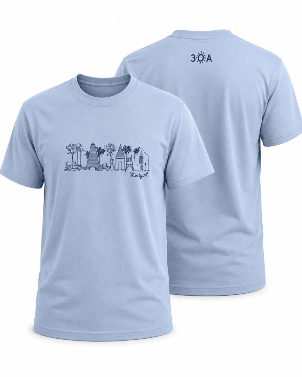 30A Scenic Comfort Colors Short Sleeve Tee - 30A Gear - men tee