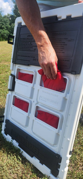 30A Seagrove Beach Portable 2x3 Cornhole Bean Bag Toss Baggo Game - 30A Gear - novelty misc