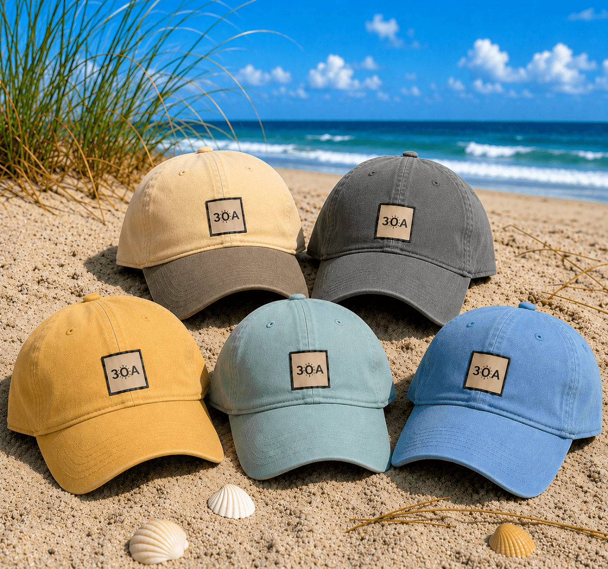 30A Square TTA Twill Cap - 30A Gear - Caps Legacy