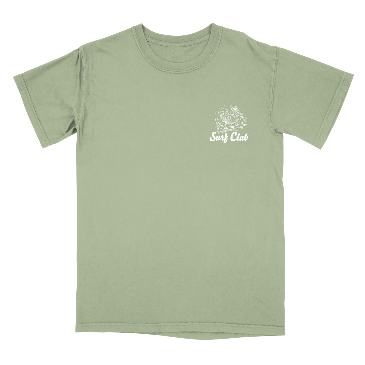 30A Surfing Pelican Recycled T-Shirt - 30A Gear - men tee