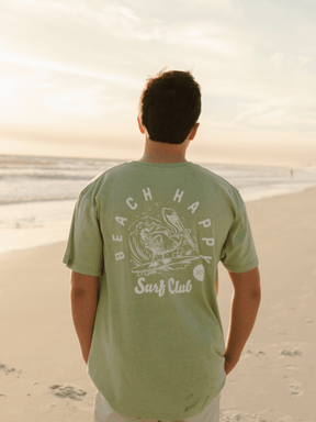 30A Surfing Pelican Recycled T-Shirt - 30A Gear - men tee