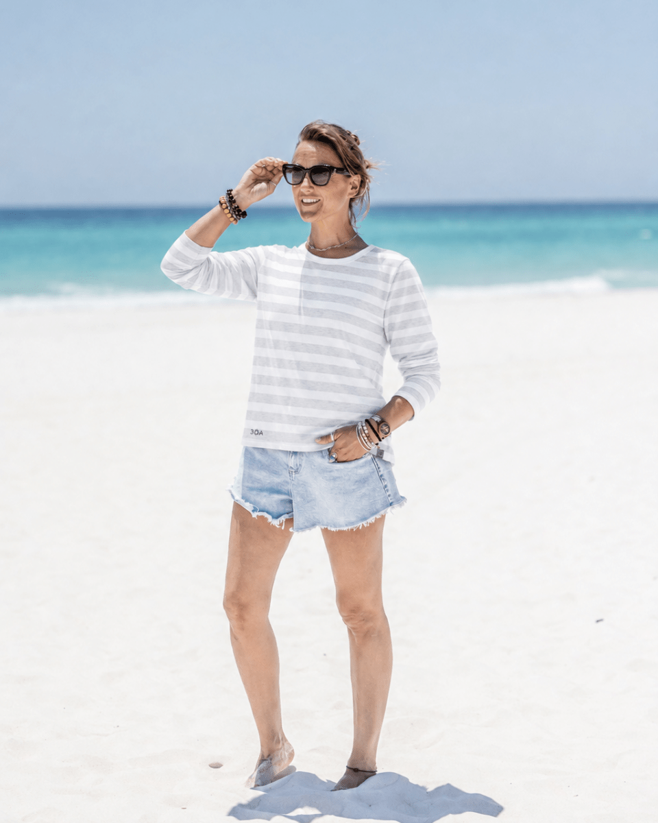 30A Tasc Ladies Nola Long Sleeve Crew - 30A Gear - Ladies Tasc