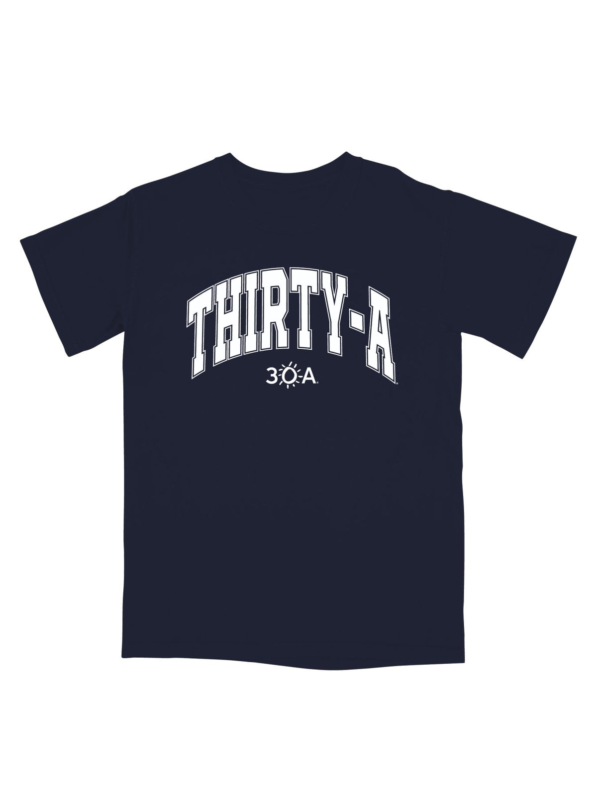 30A Varsity Puff Ink T - Shirt - 30A Gear - women tee