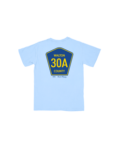 30A Walton County Signage T-Shirt - 30A Gear - men tee