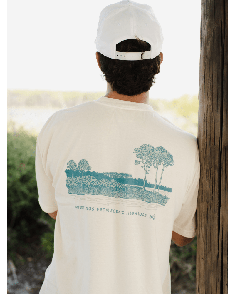 30A Western Lake Pine Pocket T-Shirt - 30A Gear - men tee