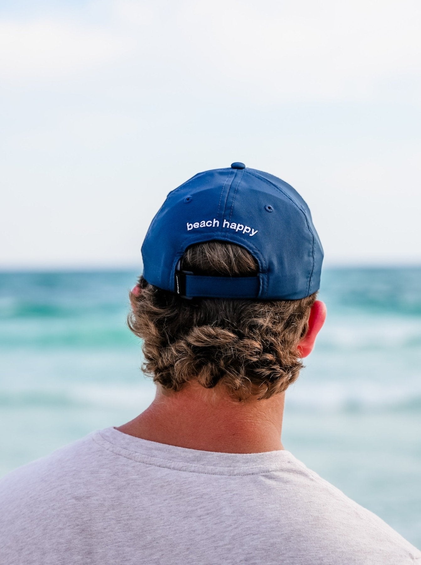 30A Wordmark Beach Happy Performance Hat - 30A Gear - caps adjustable