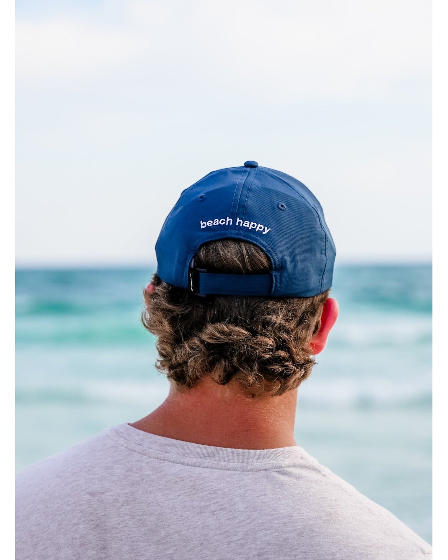 30A Wordmark Beach Happy Performance Hat - 30A Gear - caps adjustable