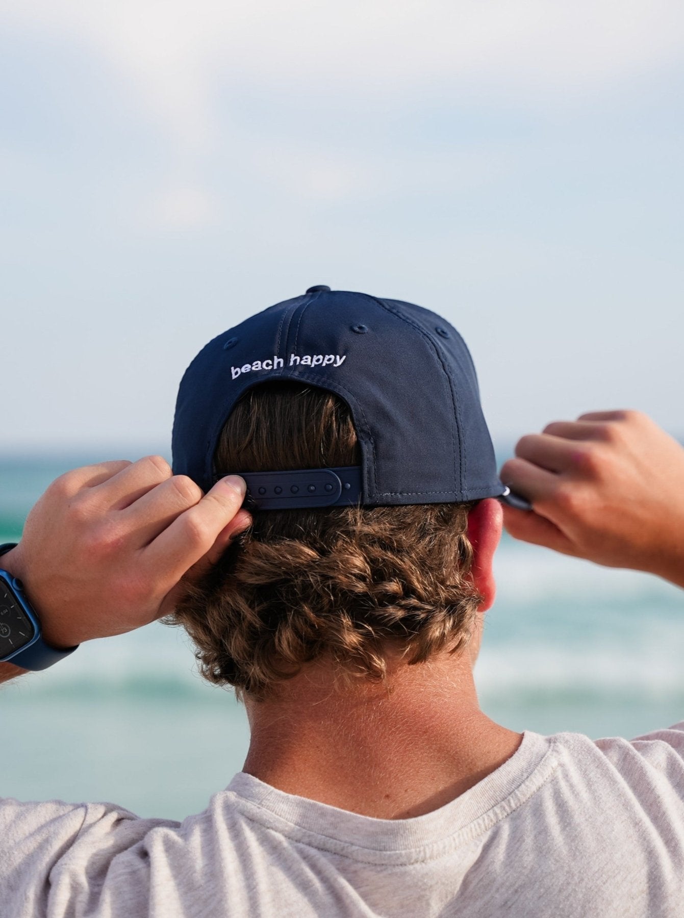 30A Wordmark Beach Happy Rope Hat - 30A Gear - caps adjustable