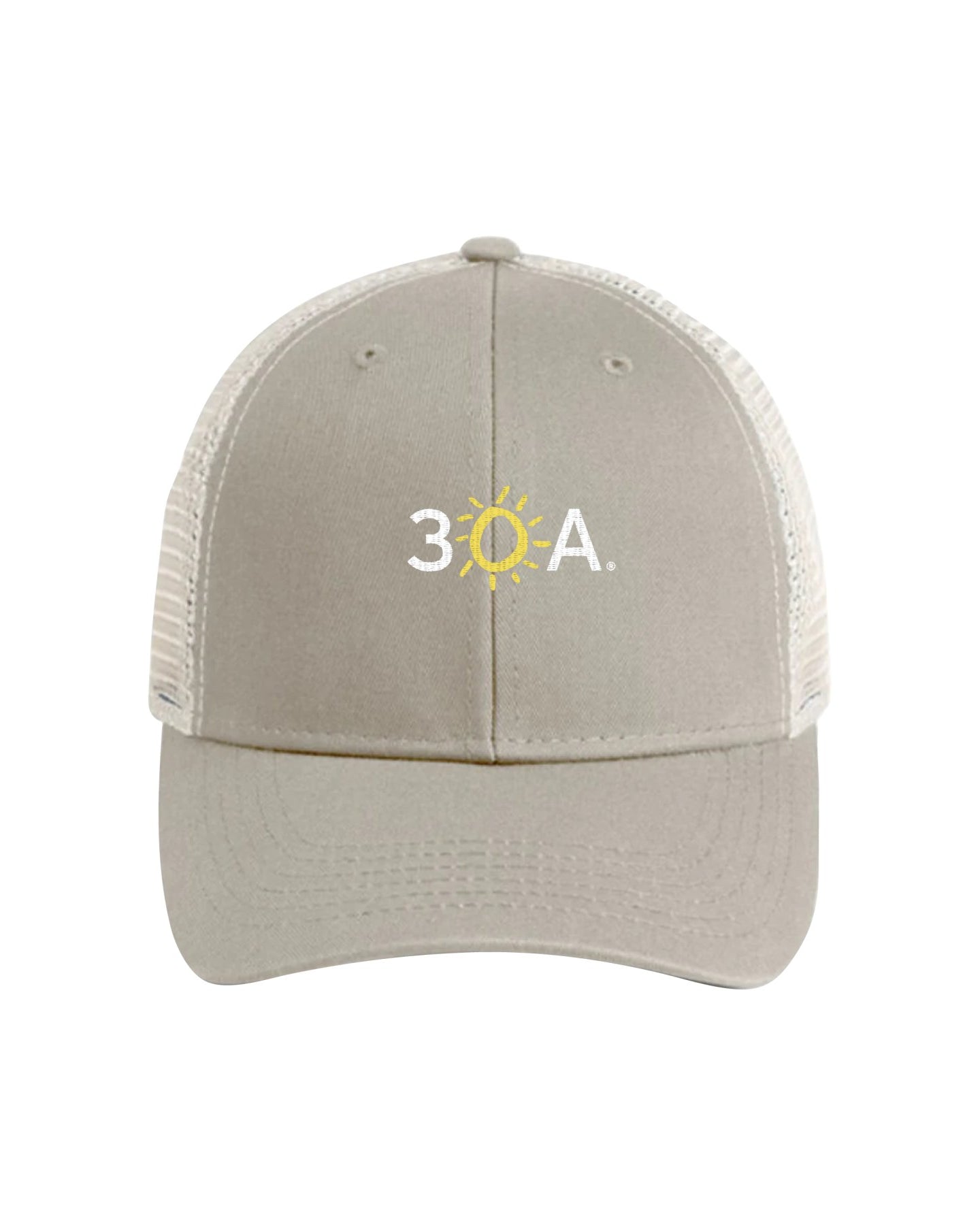 30A Wordmark Beach Happy Trucker Hat - 30A Gear - caps adjustable