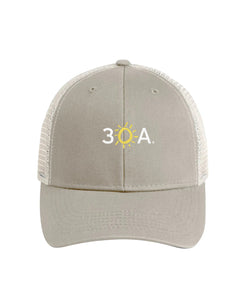 30A Wordmark Beach Happy Trucker Hat - 30A Gear - caps adjustable
