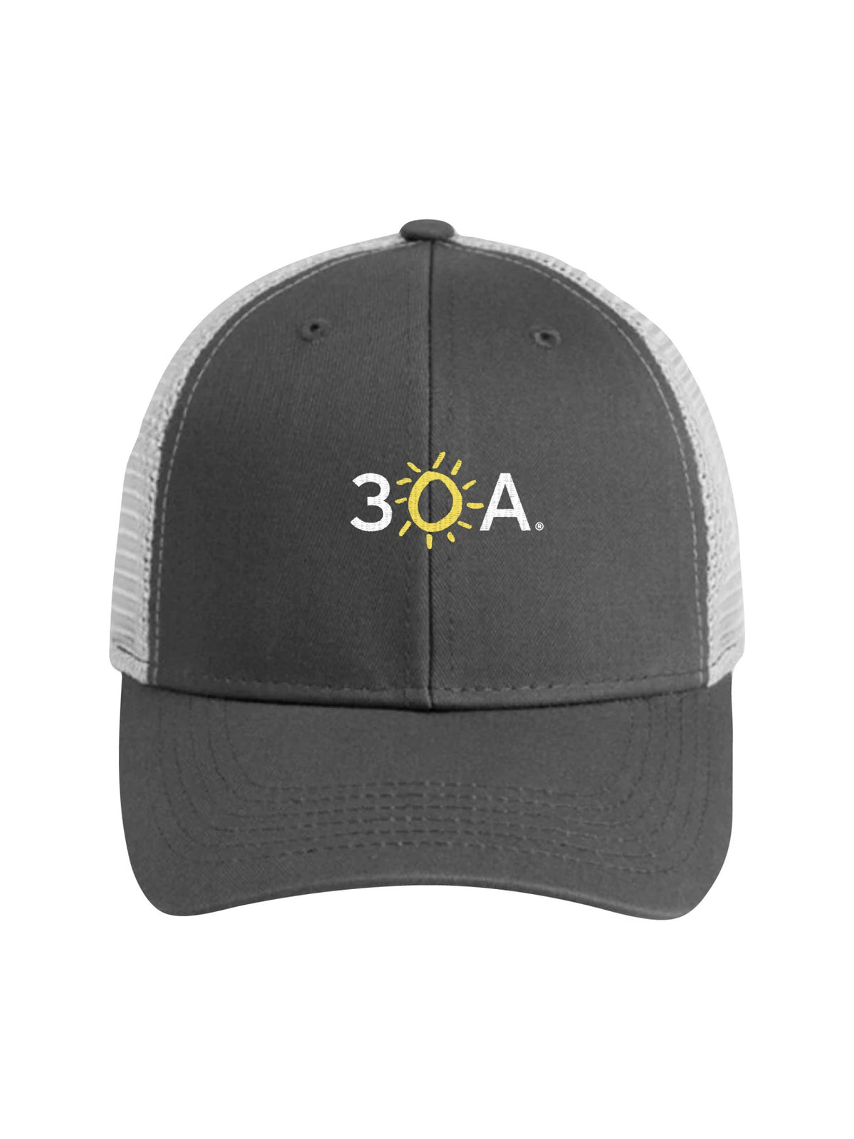 30A Wordmark Beach Happy Trucker Hat - 30A Gear - caps adjustable