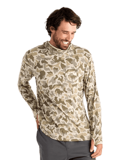 30A Wordmark Free Fly Men's Bamboo Lightweight Hoodie - 30A Gear - men outerwear