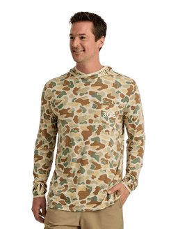 30A Wordmark Free Fly Men's Bamboo Lightweight Hoodie - 30A Gear - men outerwear