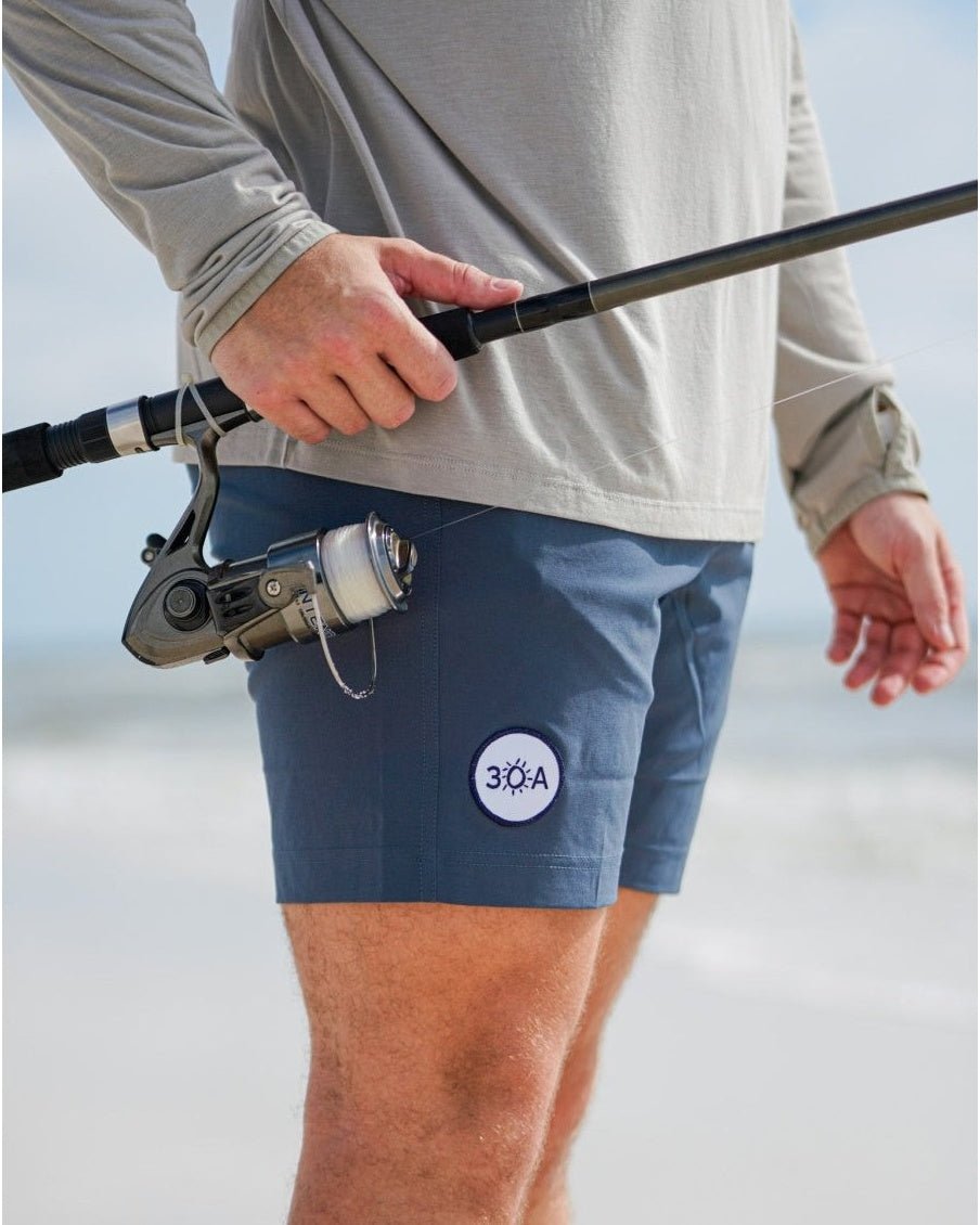30A Wordmark Free Fly Men's Breeze Short 6 - 30A Gear - men bottoms