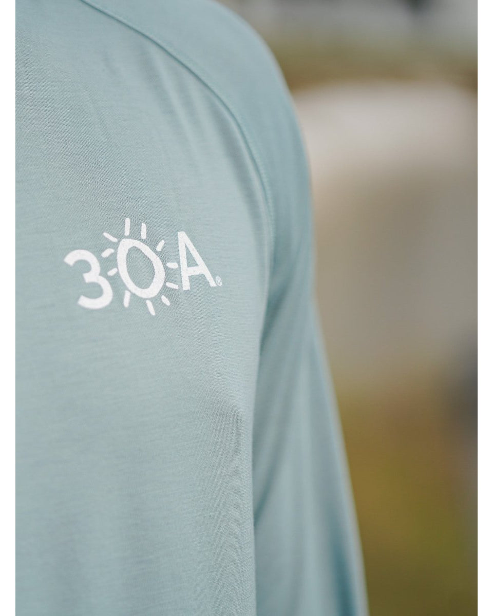 30A Wordmark Free Fly Men's Elevate Hoodie - 30A Gear - men outerwear