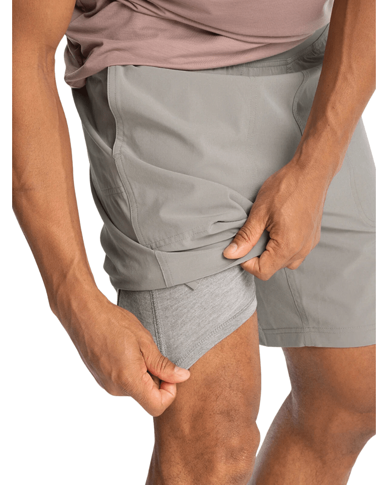 30A Wordmark Free Fly Men's Lined Active Breeze Short 5.5 - 30A Gear - men bottoms