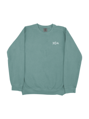 30A Wordmark Logo Embroidered Sweatshirt - 30A Gear - men fleece