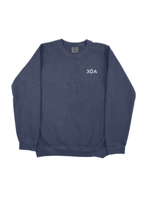 30A Wordmark Logo Embroidered Sweatshirt - 30A Gear - men fleece