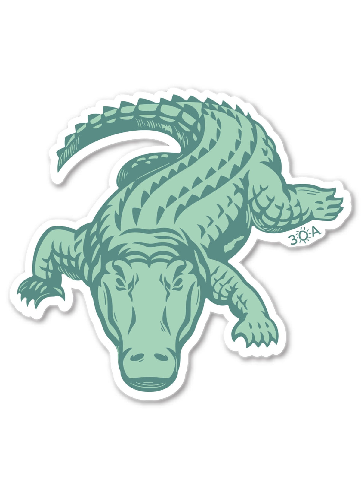 30A Alligator Sticker