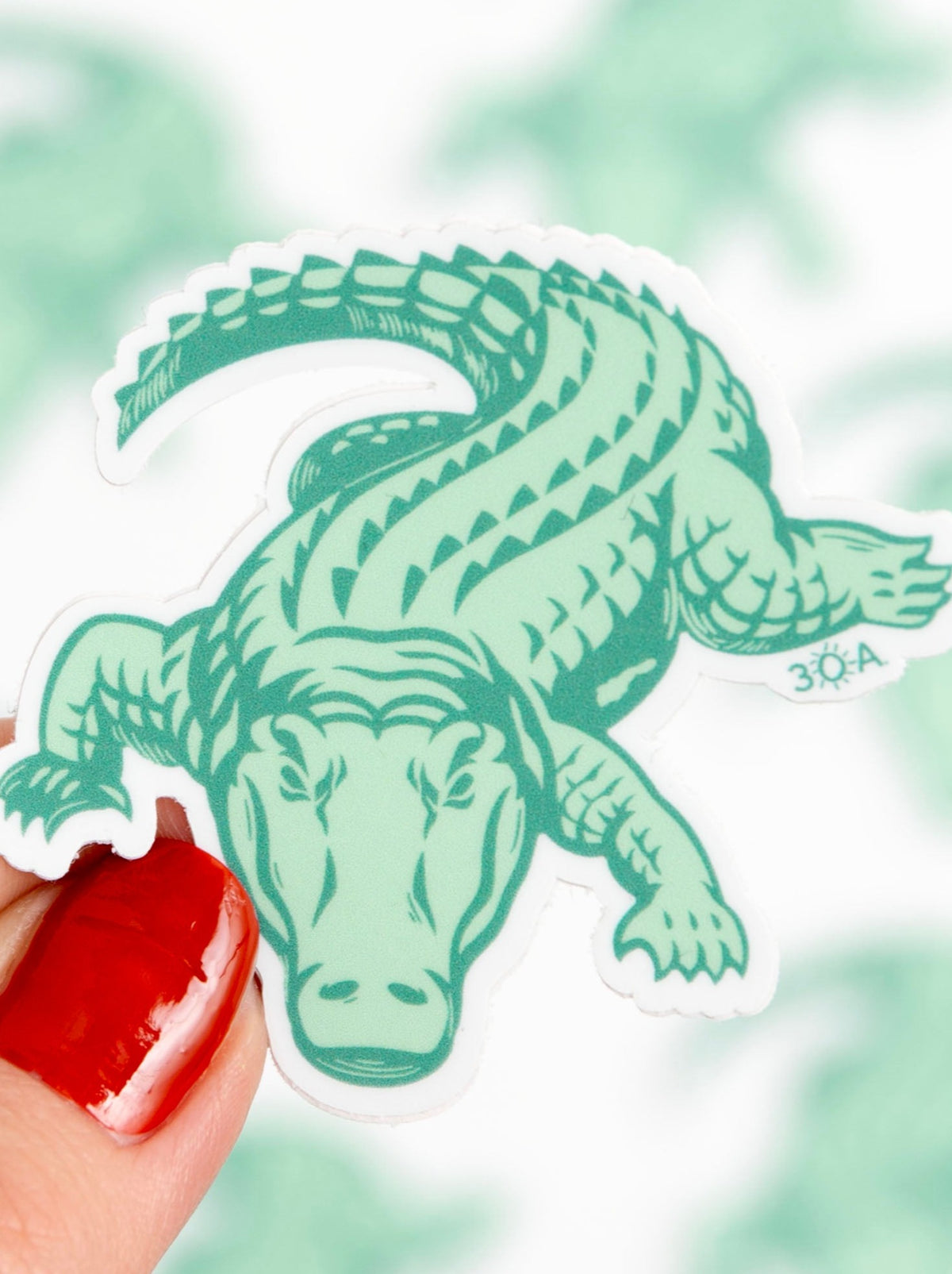 30A Alligator Sticker