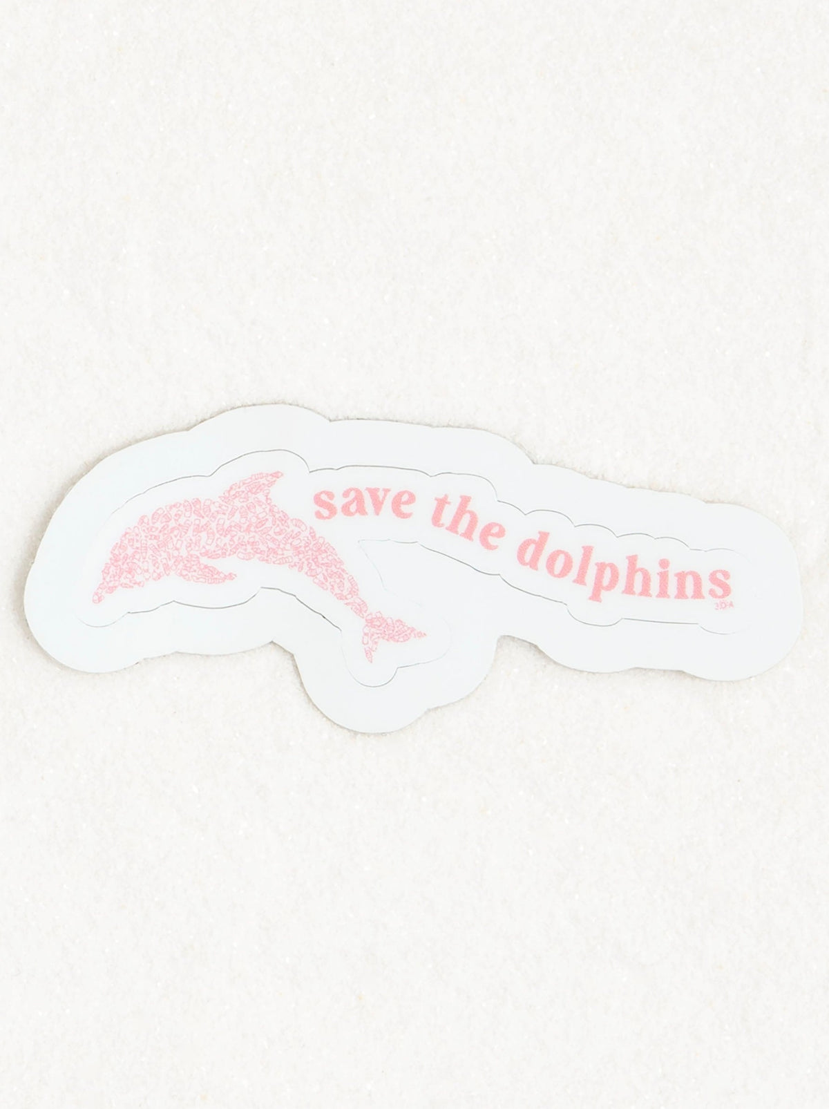 30A Save The Dolphins Wave Sticker