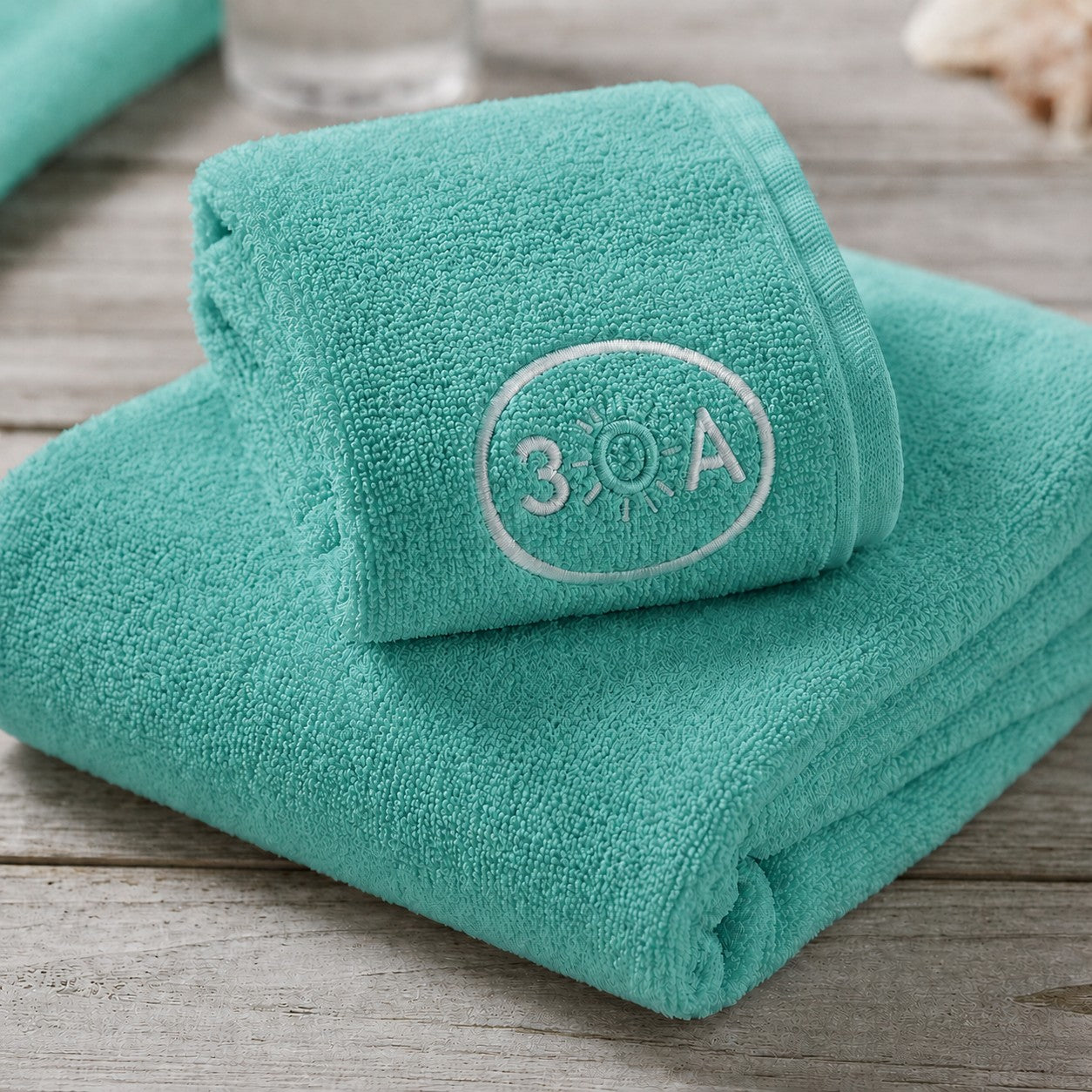 30A Logo Cotton Love Beach Towel