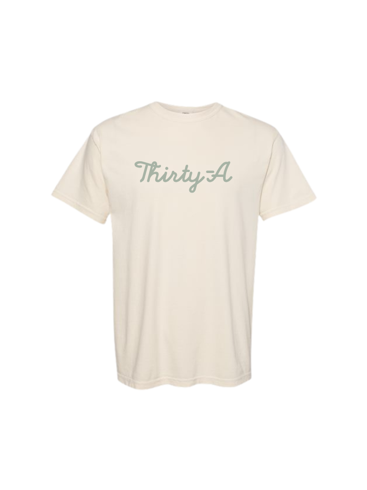 Thirty-A Script T-Shirt
